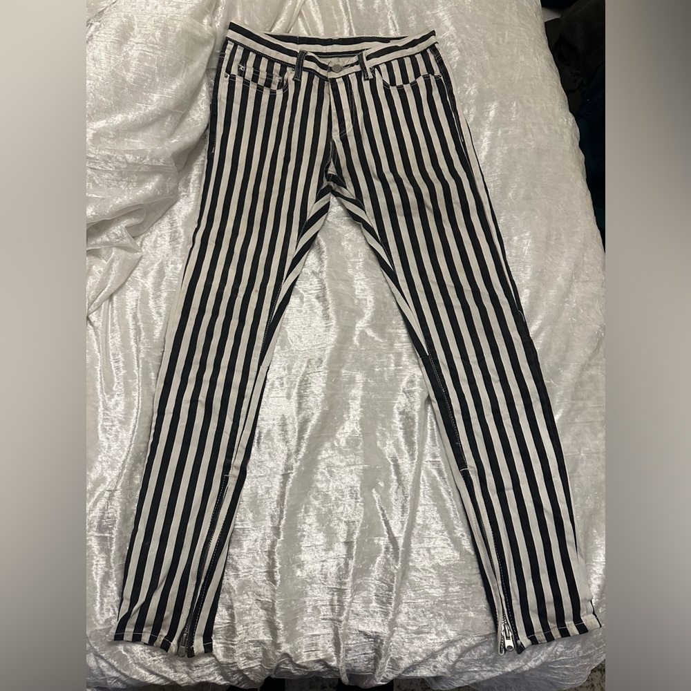 mnml stripped pants